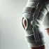 DALL·E 2025-03-25 12.13.11 - A highly realistic, high-quality image of a knee brace worn by a person, set against a clean white background. The knee brace should be made of soft y